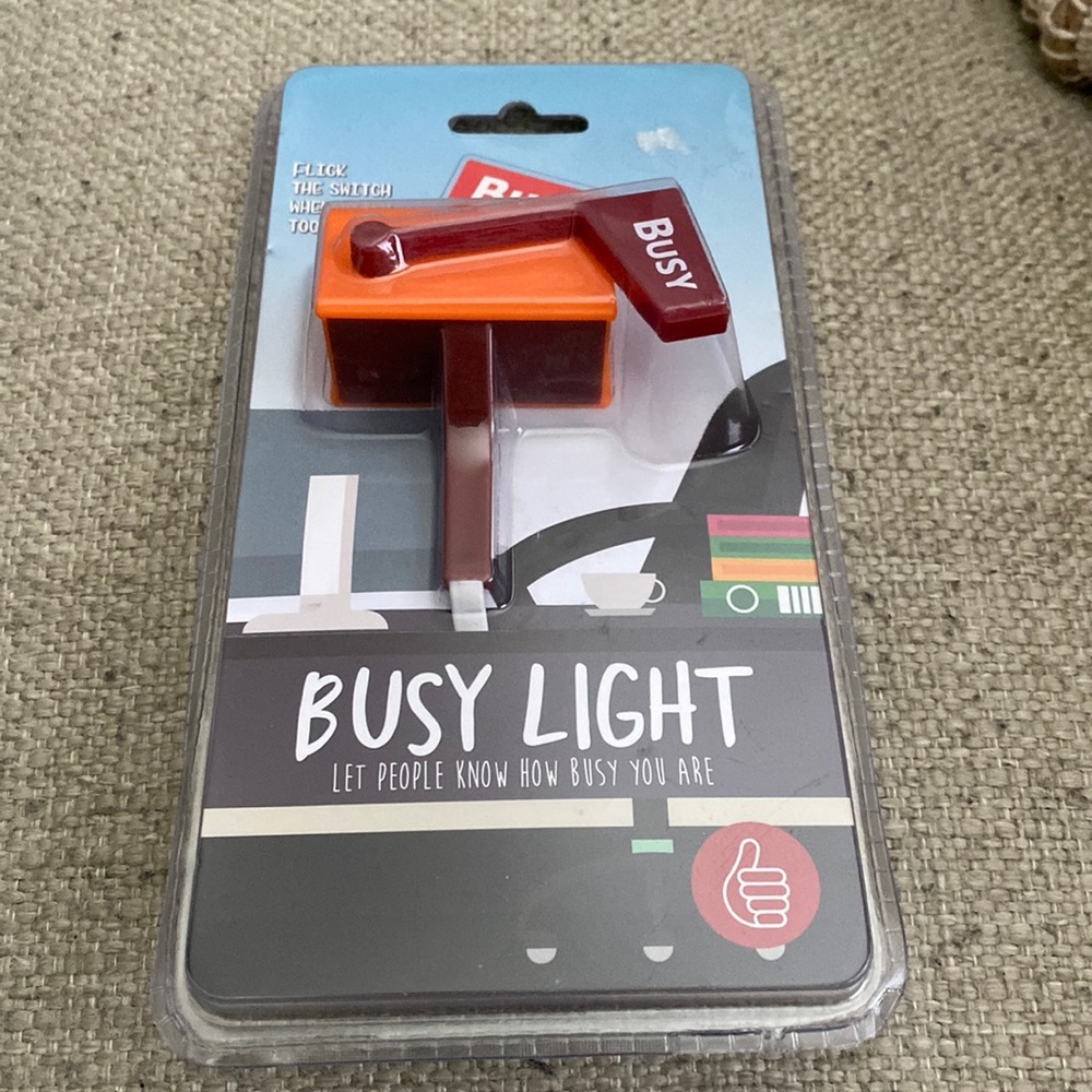 NEW. Home office Humorous Gadget for Computer. “Busy Light”.